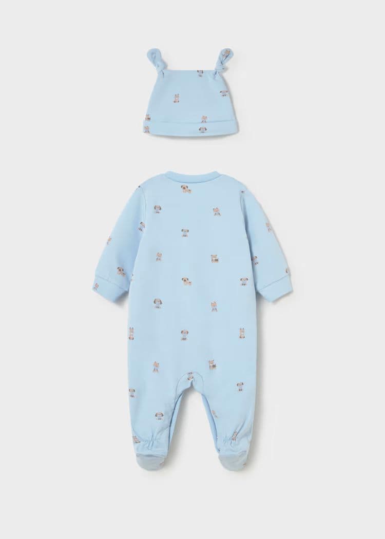 Mayoral Onesie With Hat |Sky 1718/SS26