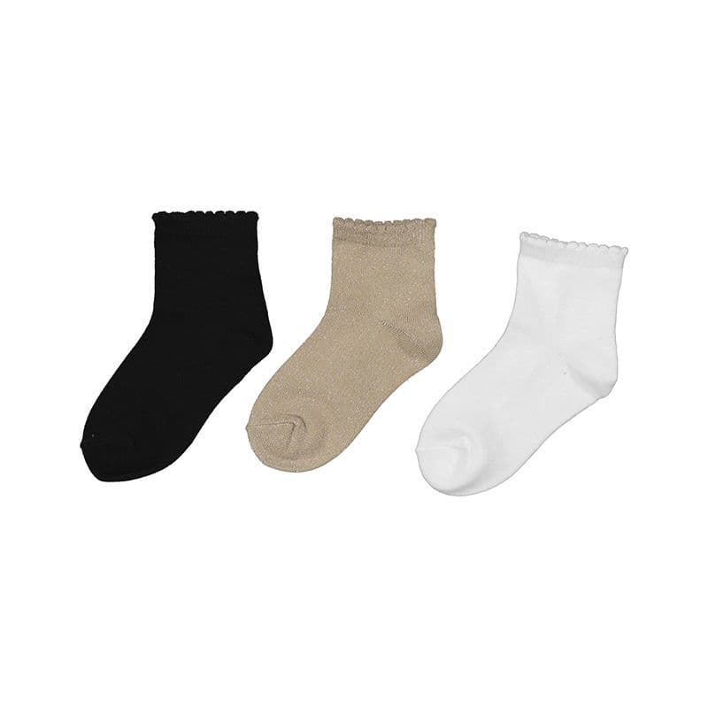 Mayoral Set 3 Socks   | Black 10578