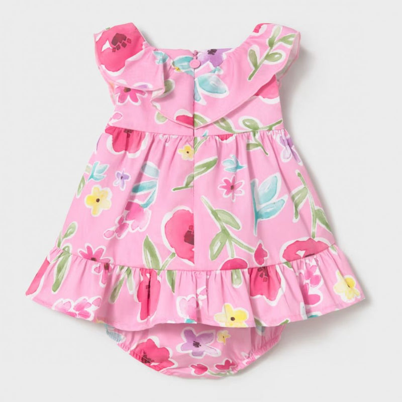 Mayoral Baby's Printer Dress | Bubblegum 1812/SS26
