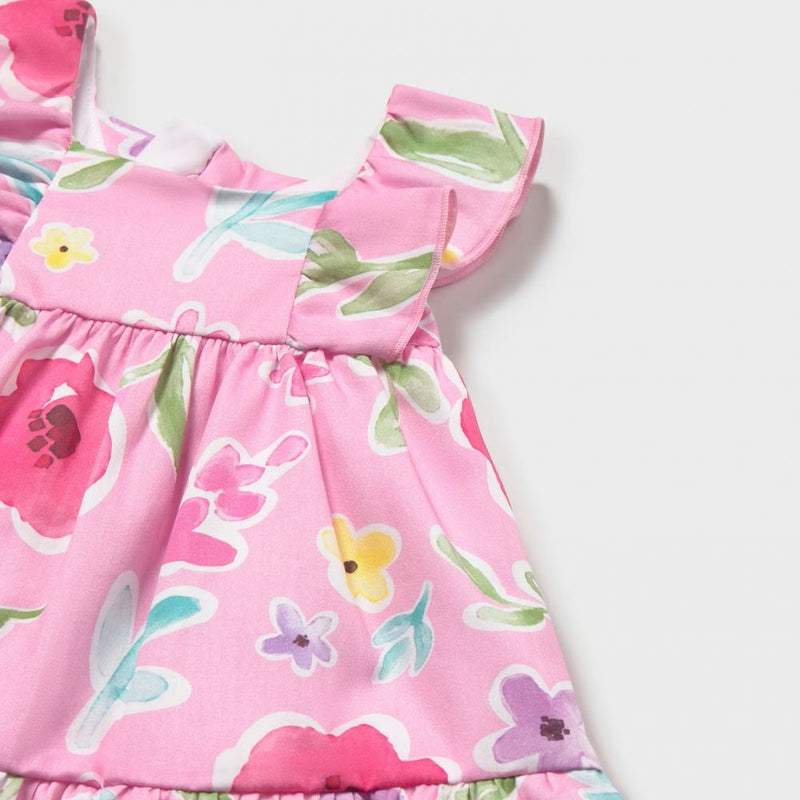 Mayoral Baby's Printer Dress | Bubblegum 1812/SS26