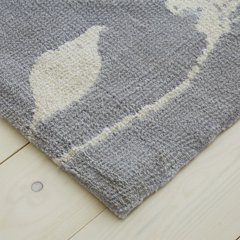 Meadowsweet Rug Floral White/Grey