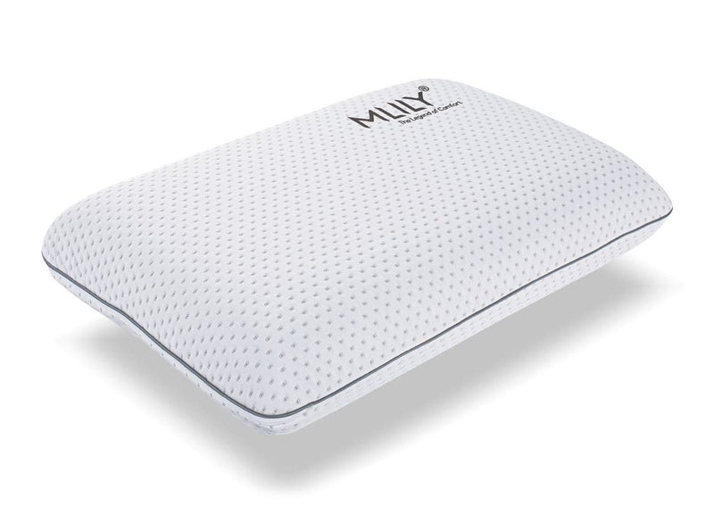 MLILY Gel Ice Pillow Low 8CM   | White