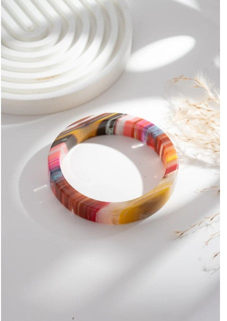 COSMOS Marbled Resin Bangle | Multi AR52002-450