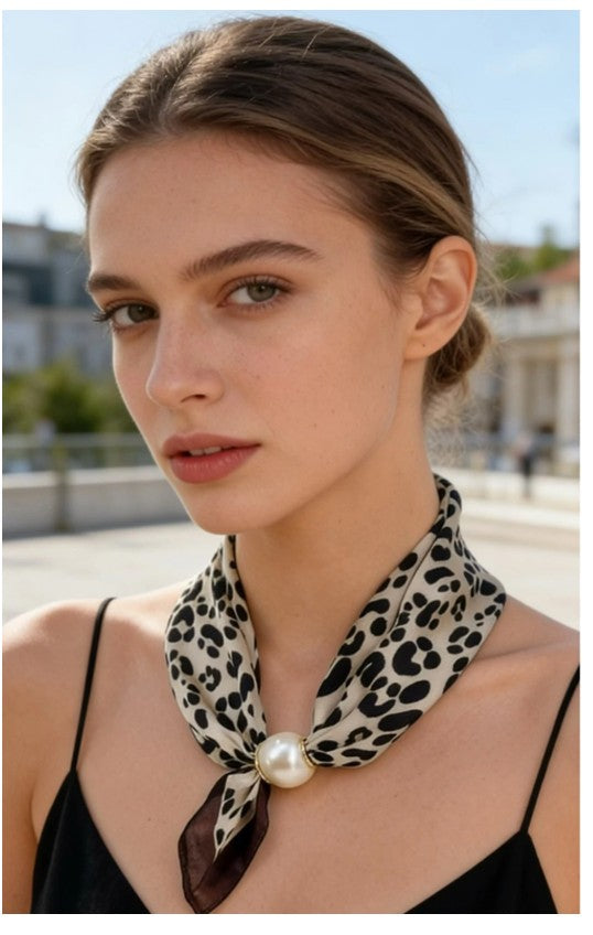 Best Angel Magnetic Closure Pearl Scarf | Multi XH229-9