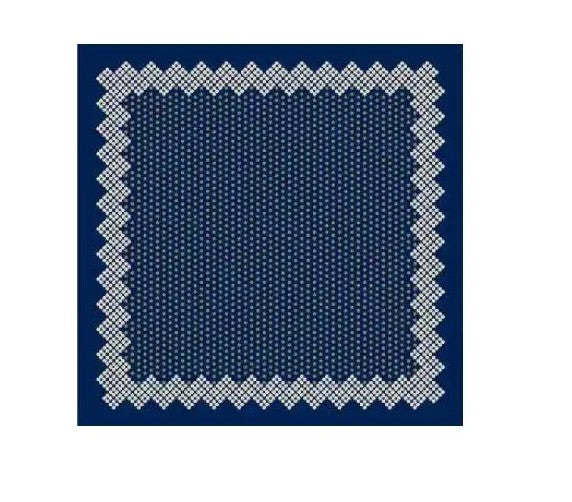 Best Angel Scarf with Pearls & Magnetic Closure | Navy BA4416_5