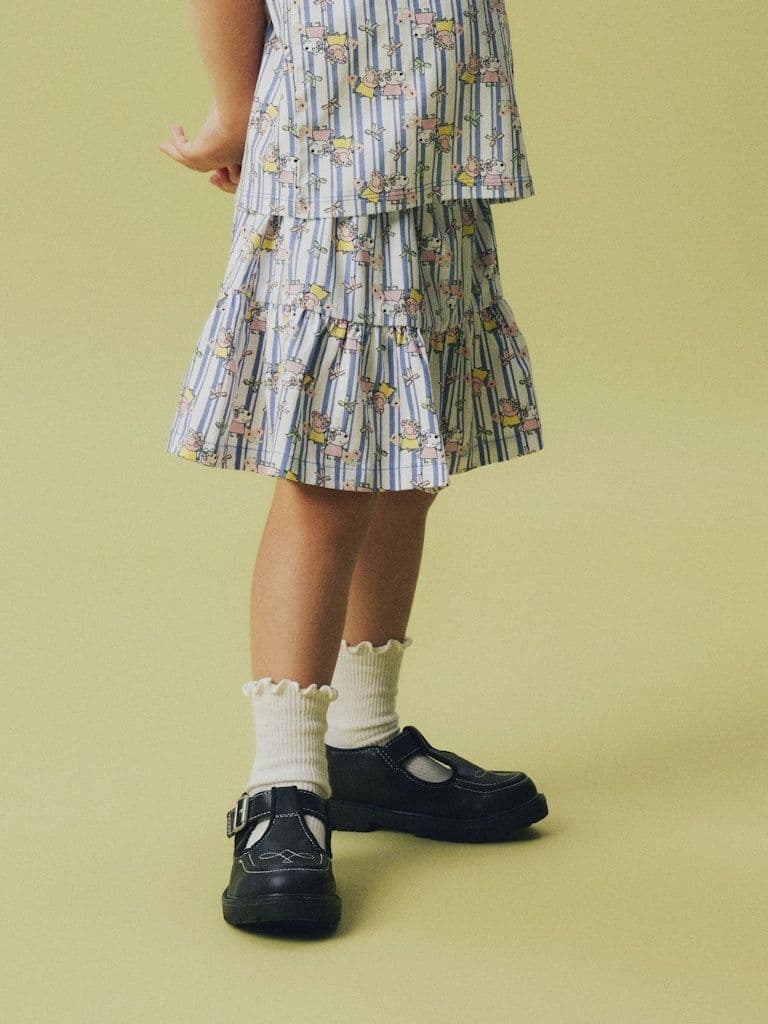 Name it Amma Mini Peppa Skirt  | Bleached Denim