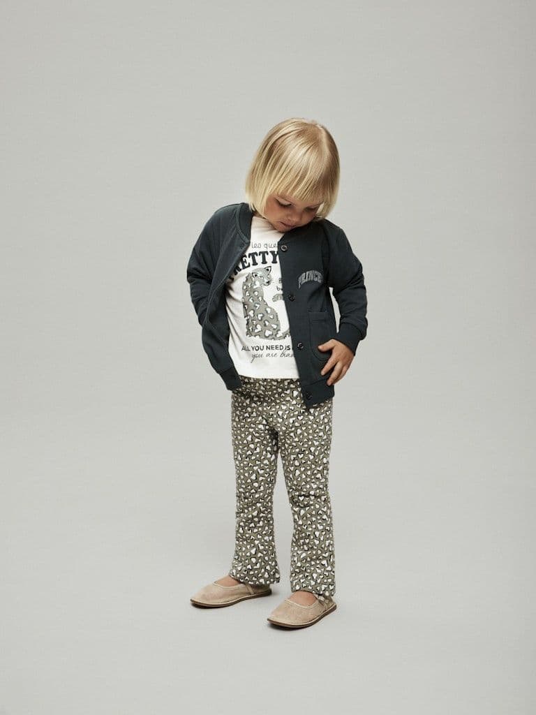 Name it Bearta Mini Sweat Flare Pants | Shadow