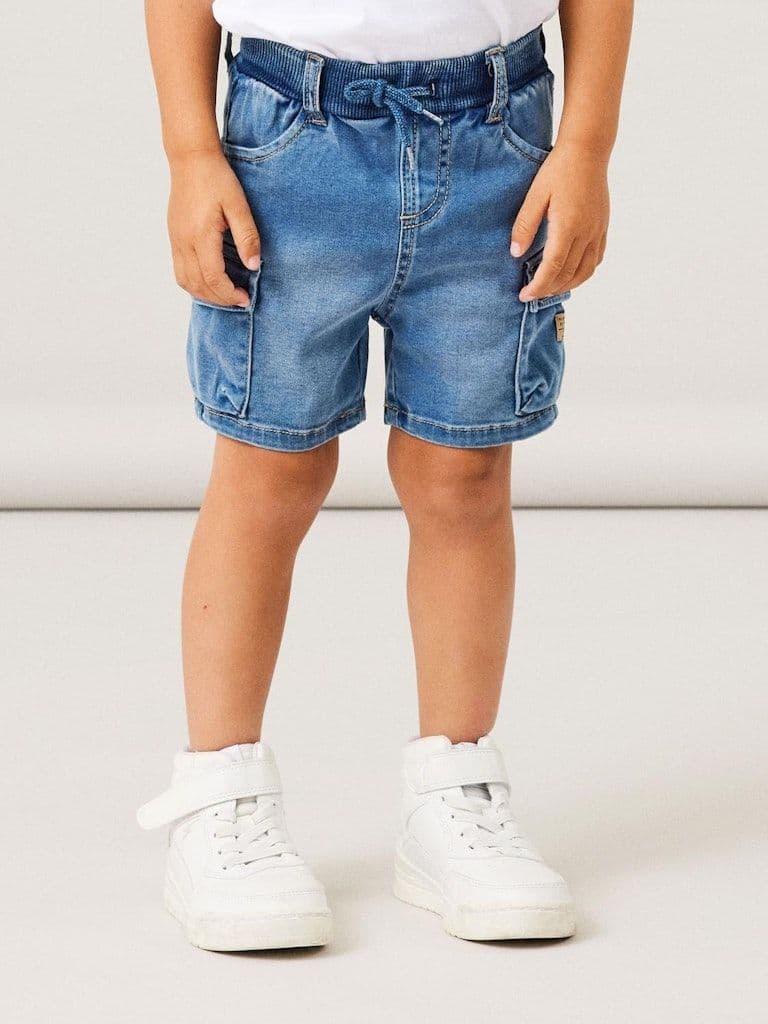 Name it Ben Mini Baggy Denim Shorts | Med Blue