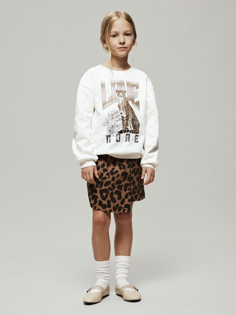 Name it Beo Kids LS  Sweat | Cloud Dancer