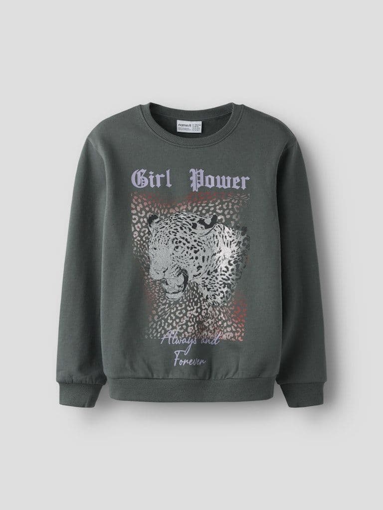 Name it Beo Kids LS  Sweat | Grey