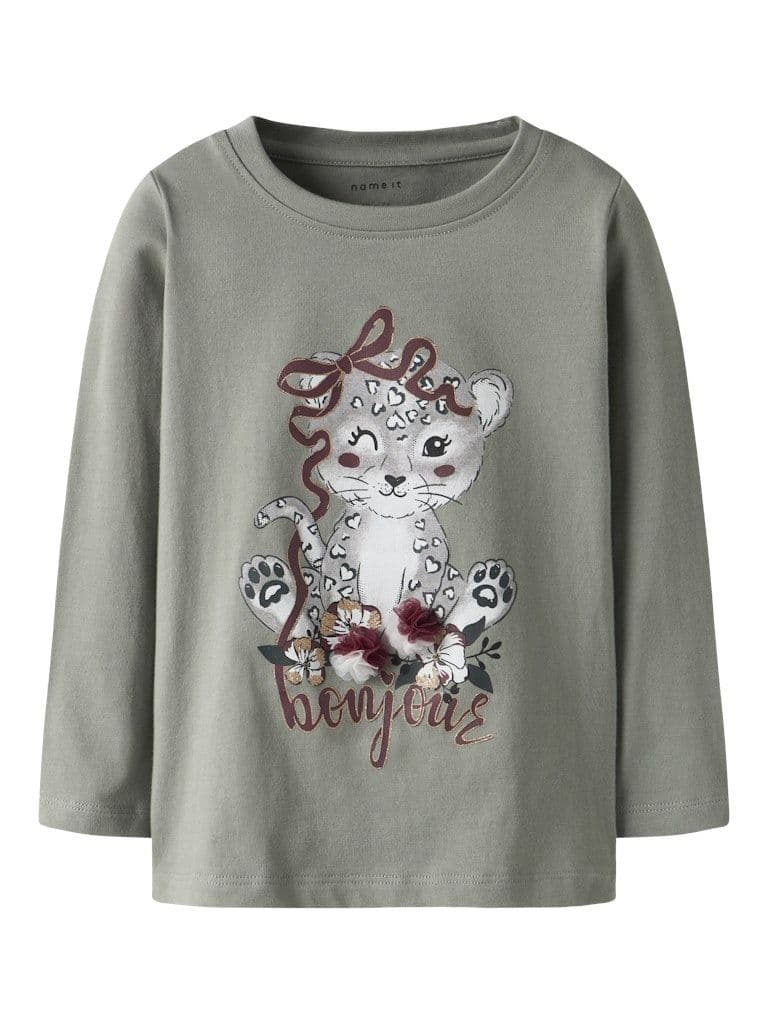 Name it Betua Mini LS Top | Shadow