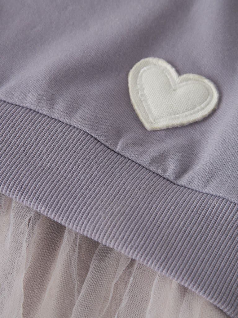 Name it  Bianja Mini Sweat Dress| Lavender