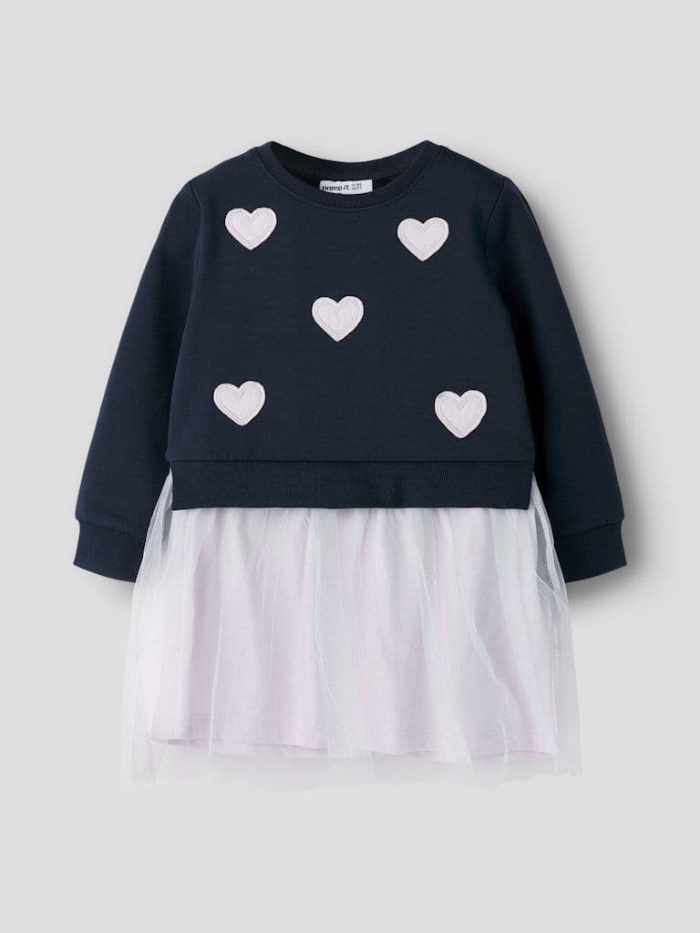 Name it  Bianja Mini Sweat Dress| Navy