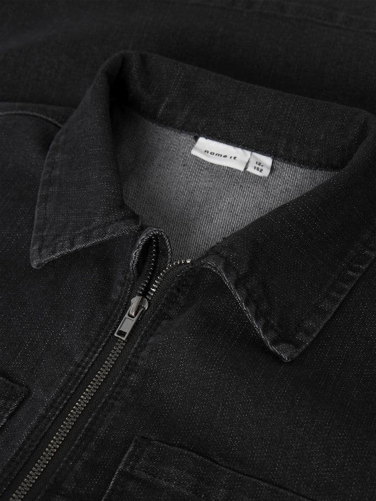 Name it Blake Kids 1/2 Loose Denim Dress | Dark Grey