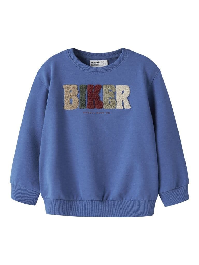 Name it  Bluke Mini LS Sweat | Blue