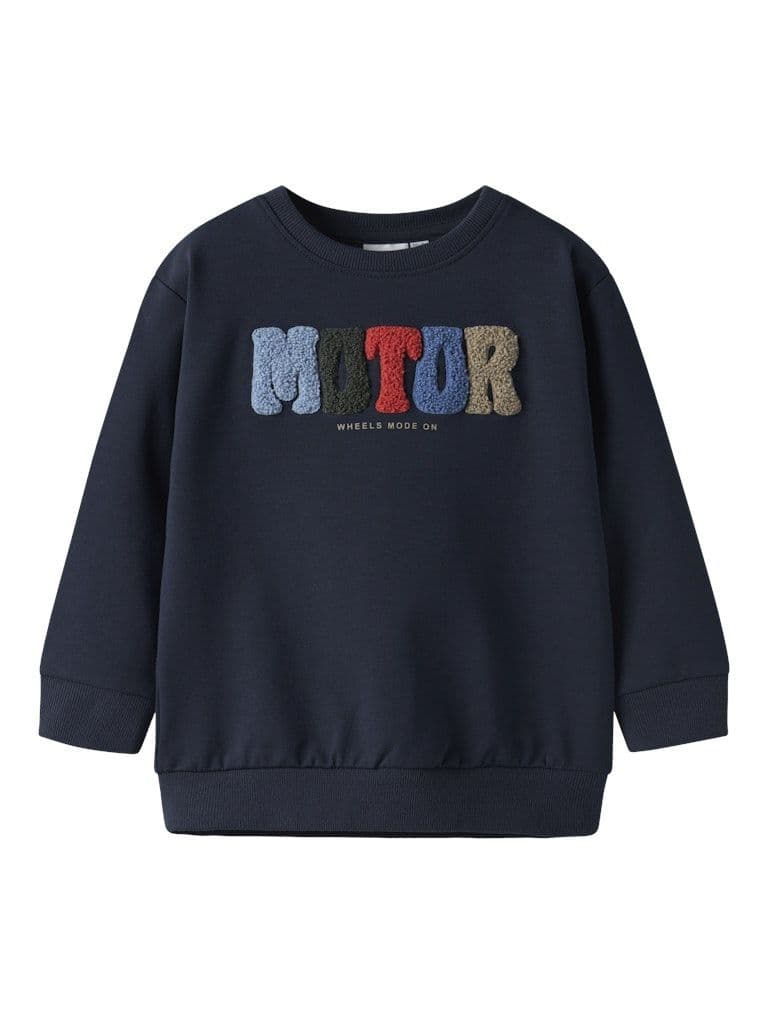 Name it  Bluke Mini LS Sweat | Navy