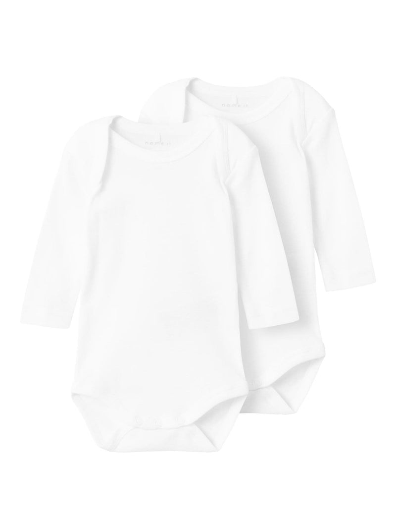 Name It Body NB 2P LS Solid |White