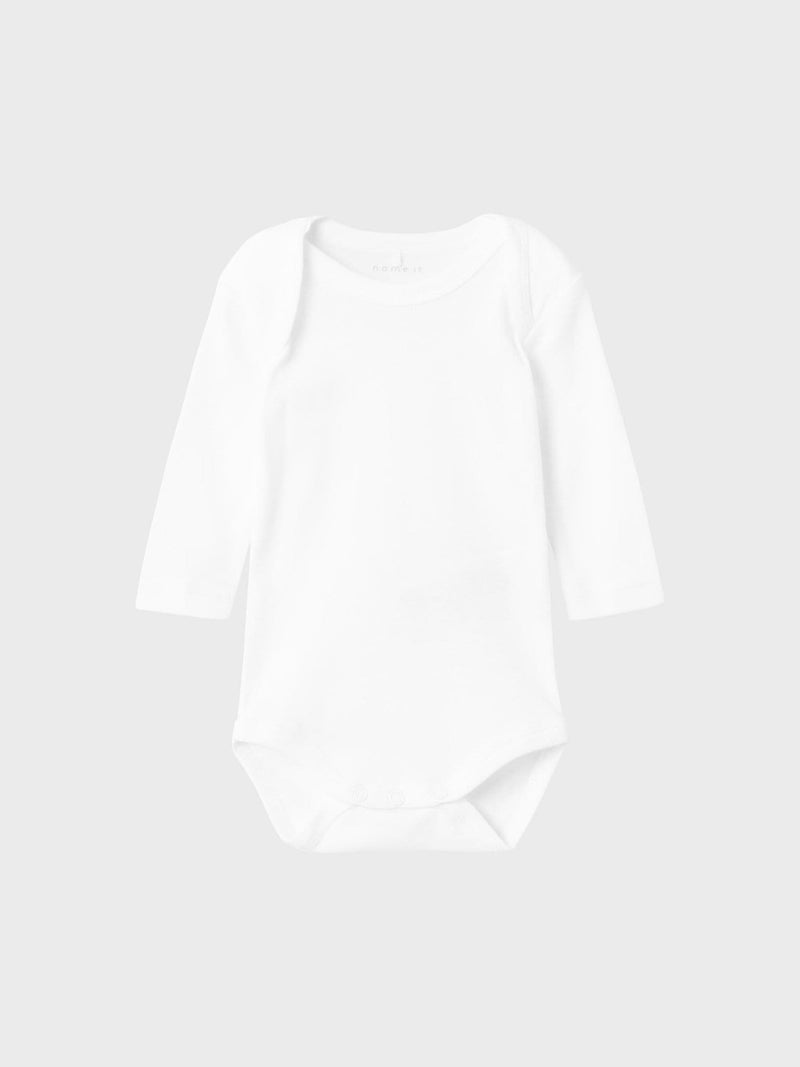 Name It Body NB 2P LS Solid |White