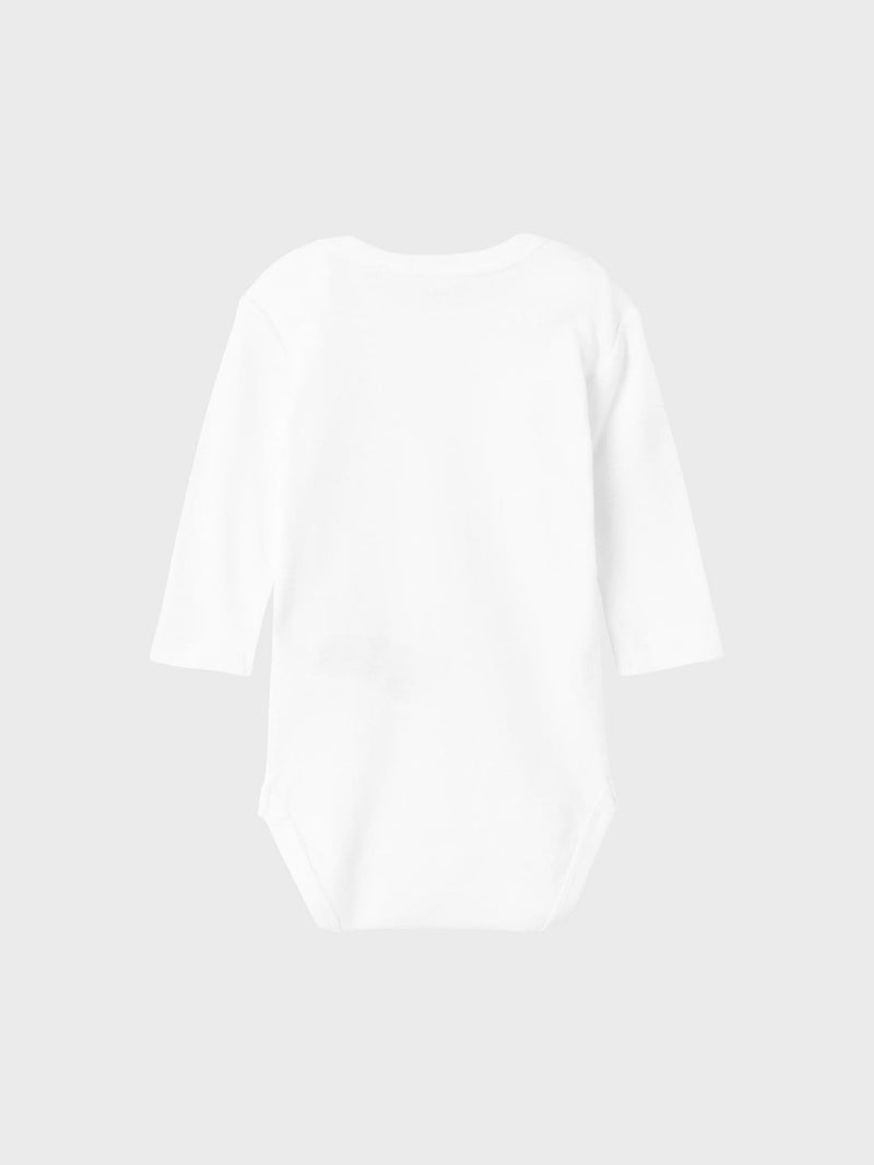 Name It Body NB 2P LS Solid |White