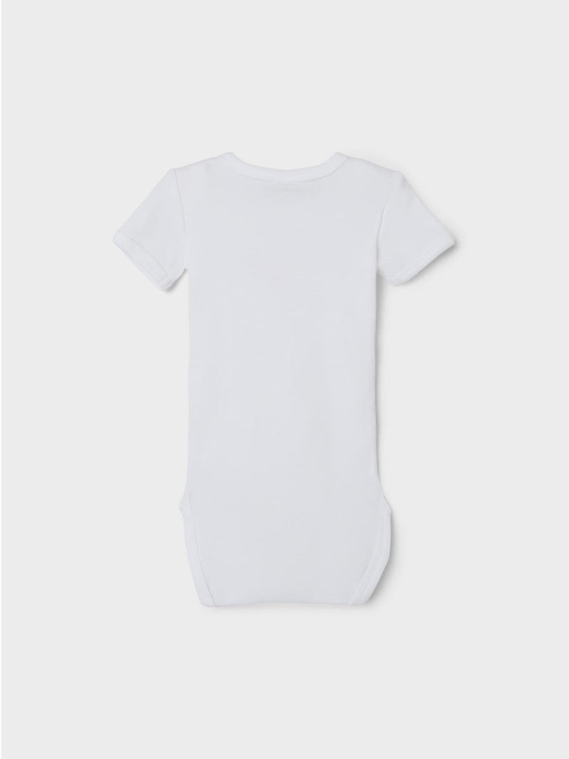 Name it Body NB 2P SS Flamingo| White