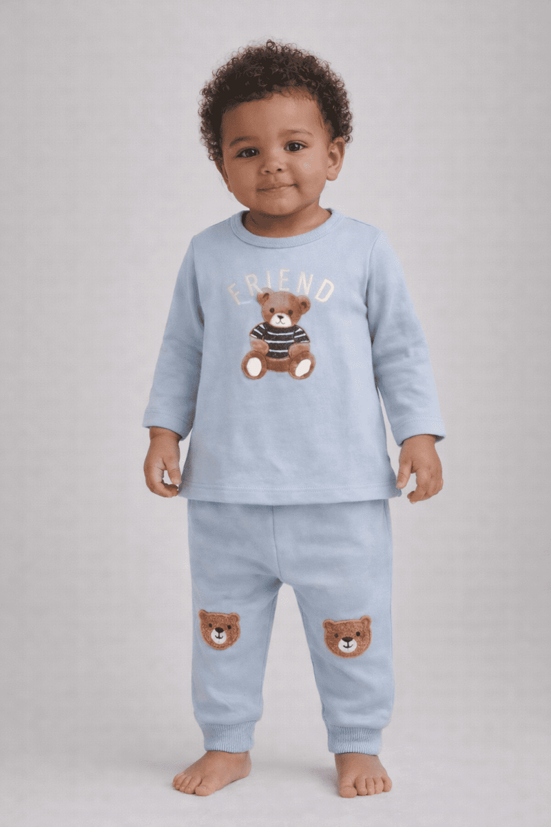 Name it Boys Dusnus & Daddel NB Set   | Pale Blue