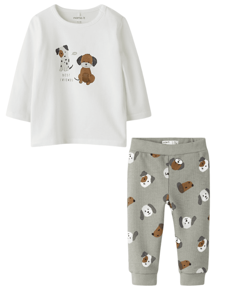 Name it Boys Tokan & Tim NB Set  | Cream