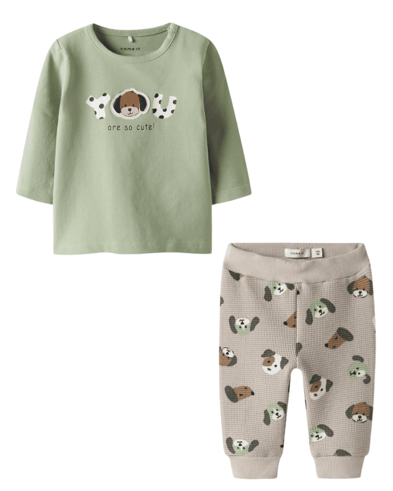 Name it Boys Tokan & Tim NB Set  | Green