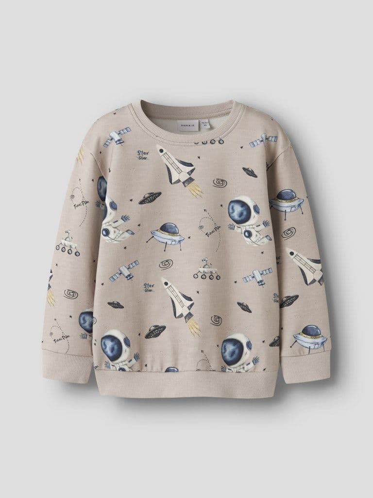 Name it  Dace Mini LS Sweat | Grey