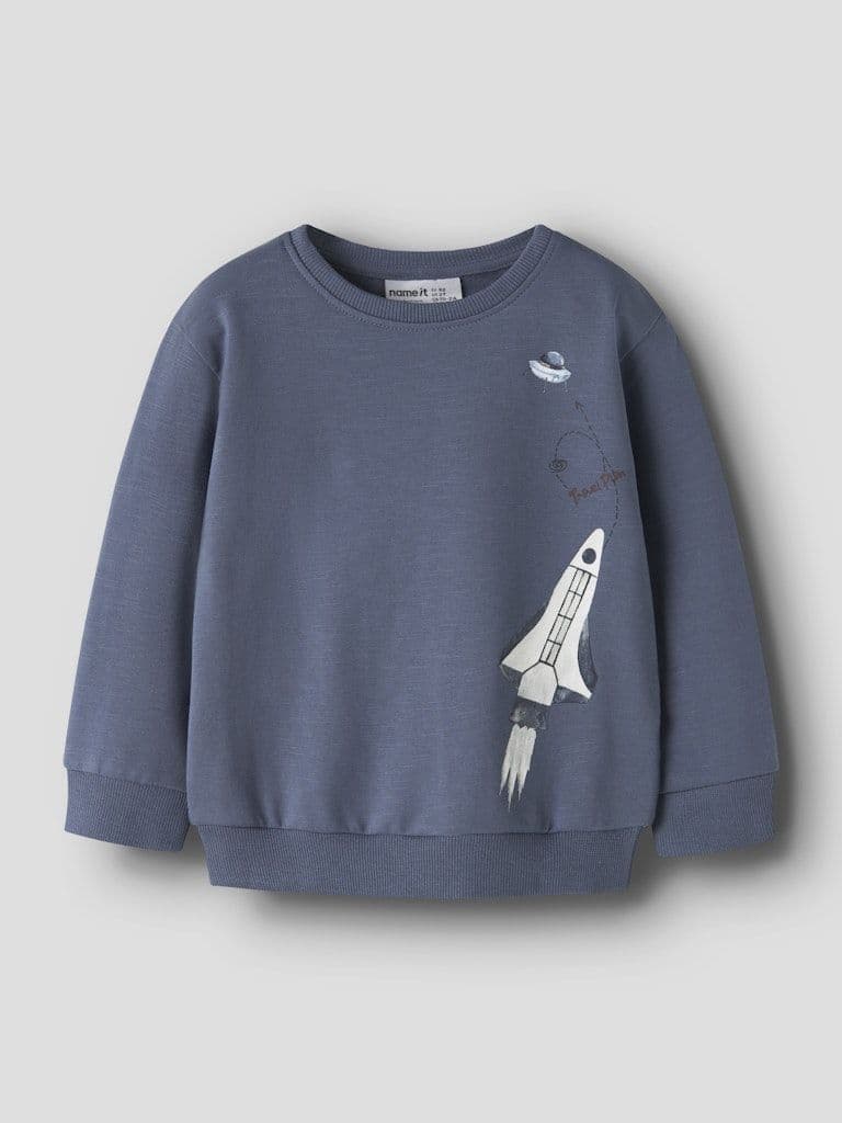 Name it  Dace Mini LS  Sweat | Indigo