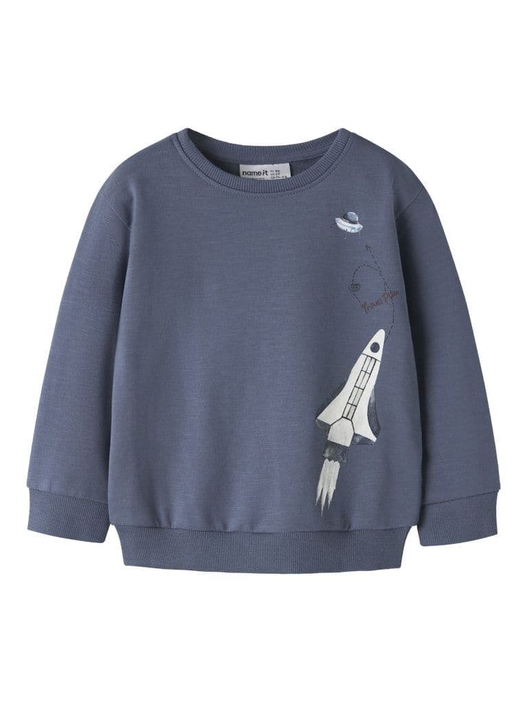 Name it  Dace Mini LS  Sweat | Indigo