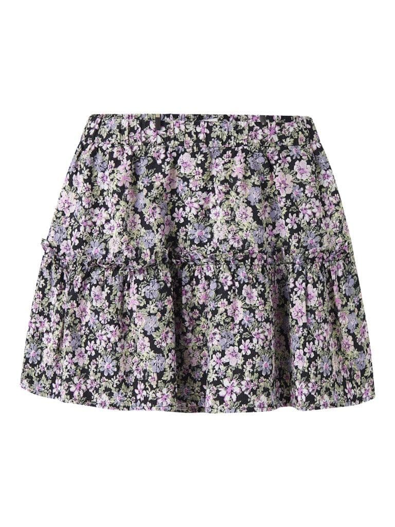 Name it  Data Kids Skirt | Black Print