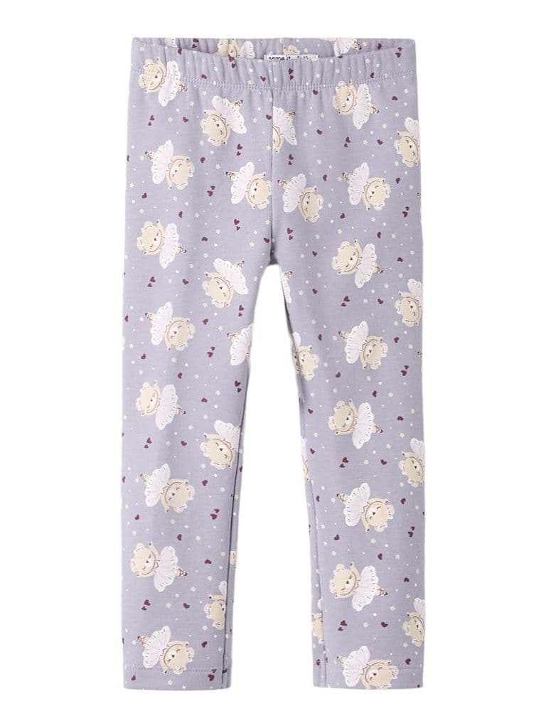 Name it  Davina Mini AOP Sweat Legging | Lavender