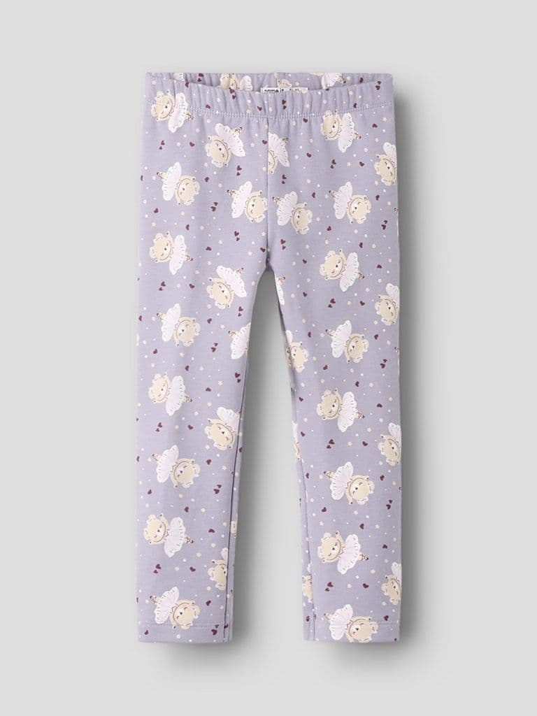 Name it  Davina Mini AOP Sweat Legging | Lavender