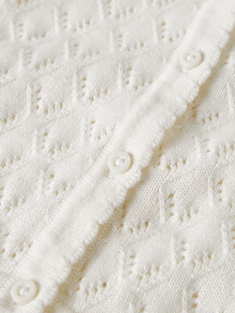 Name it  Desina LS Short Cardigan | White
