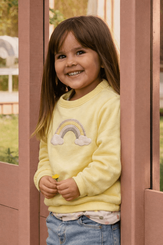Name it Dottana Mini LS Sweat | Pear