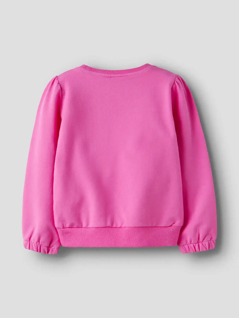 Name it Dottana Mini LS Sweat | Strawberry