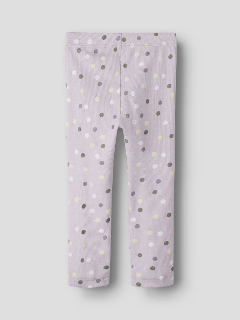 Name it  Dottia Mini Slim Legging | Lavender