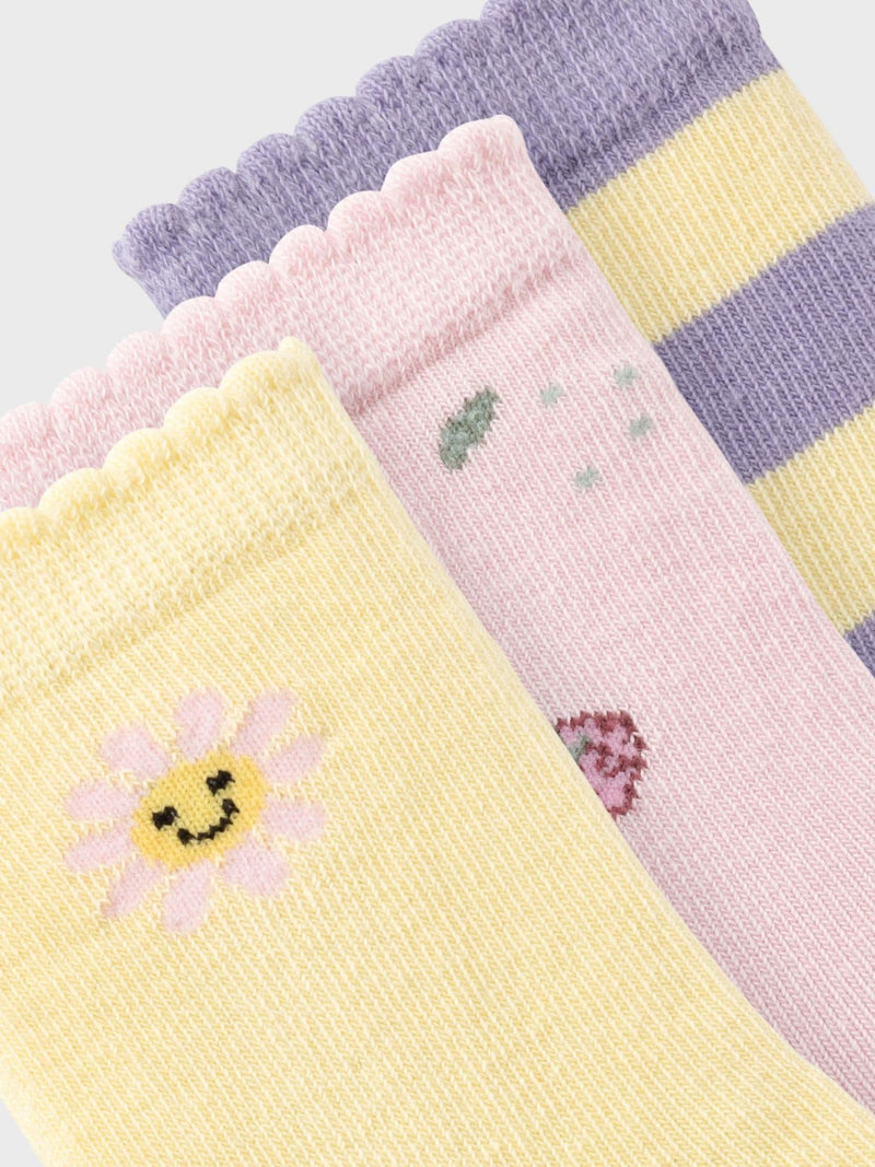 Name it  Dula Mini 3P Sock| Cream