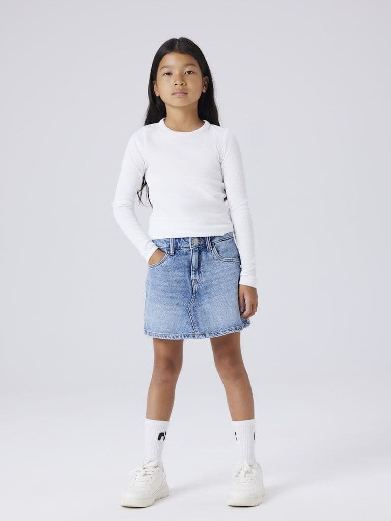 Name it Emma Kids Dnm Skort | Medium Blue