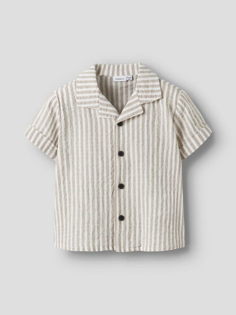 Name it Fedenis Mini SS Shirt  |Beige