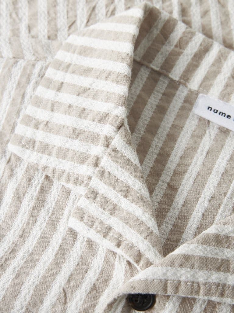 Name it Fedenis Mini SS Shirt  |Beige