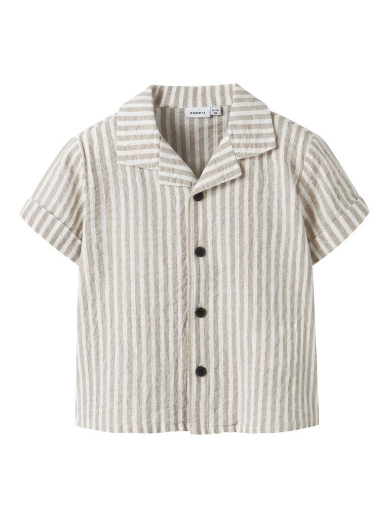 Name it Fedenis Mini SS Shirt  |Beige