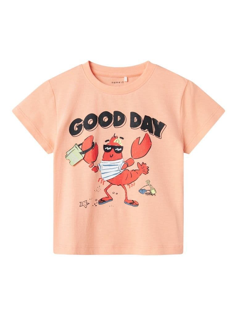 Name it Fish Mini SS Top | Peach