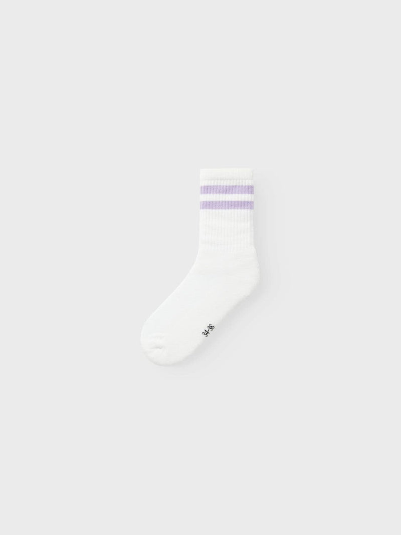 Name it Jalma Kids Socks| White/putple