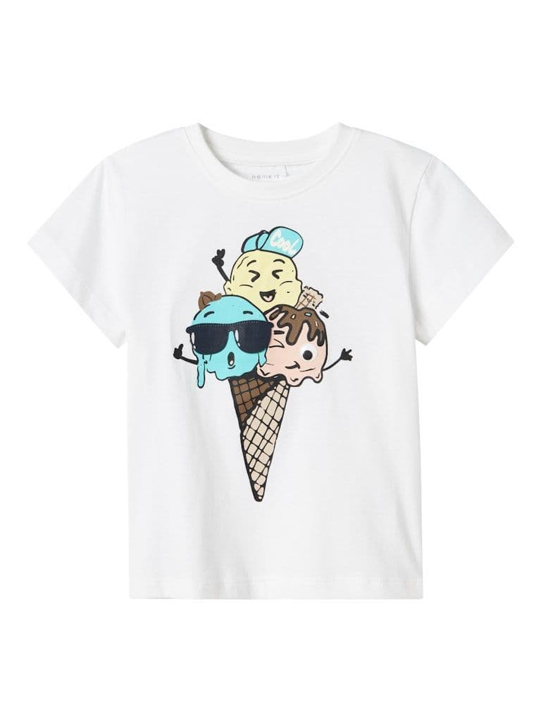 Name it Jaques Mini SS Top | White