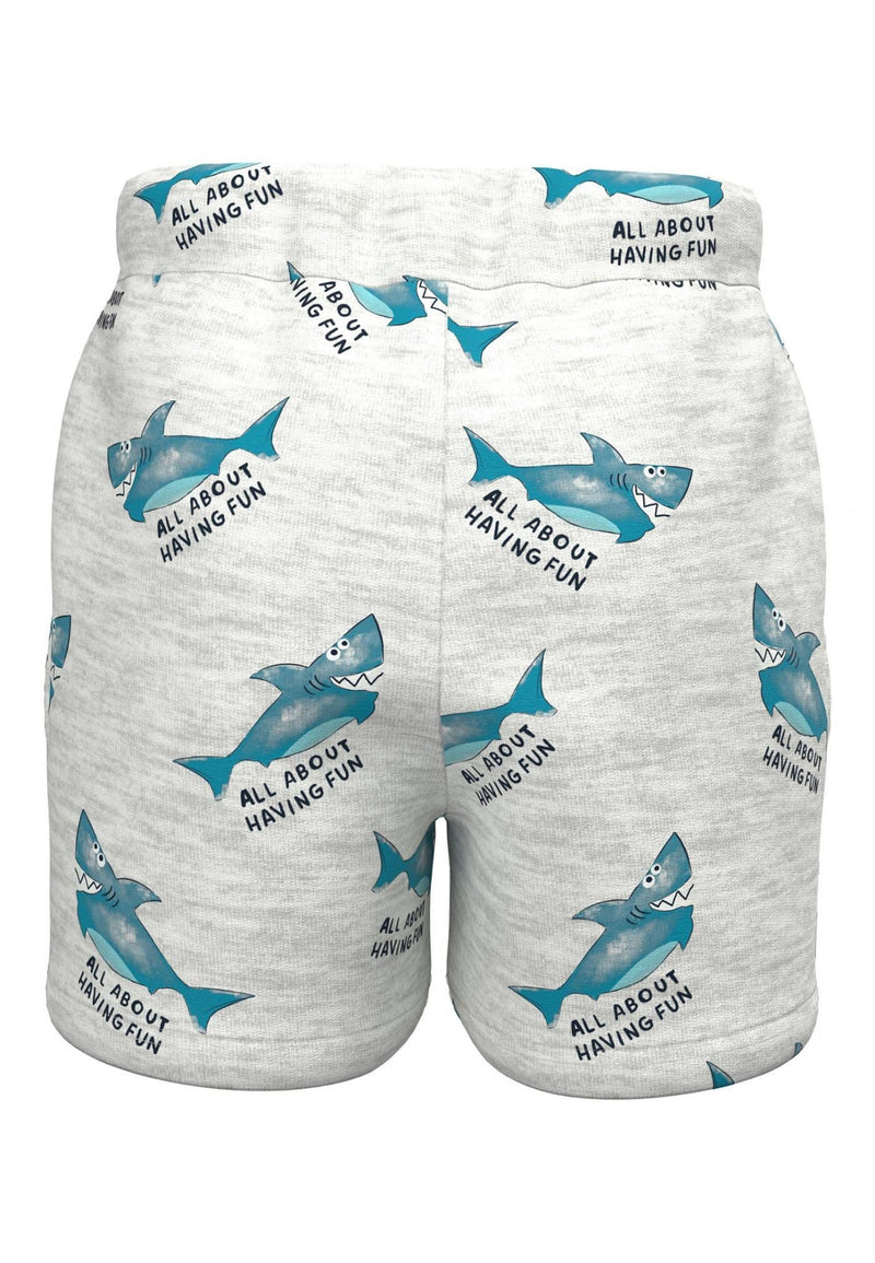 Name It Jarl Mini Sweat Shorts  | Light Grey