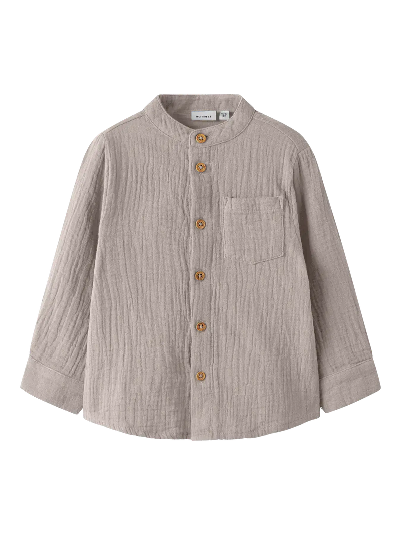 Name it  John Mini LS Shirt  | Grey
