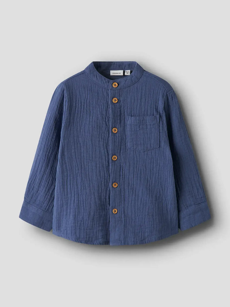 Name it  John Mini LS Shirt  | Indigo