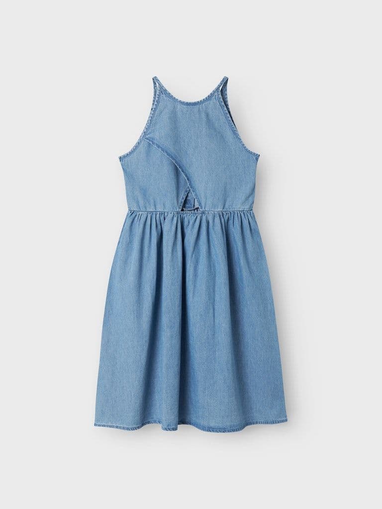 Name it  Joy Kids Strap Denim Dress | Medium Blue