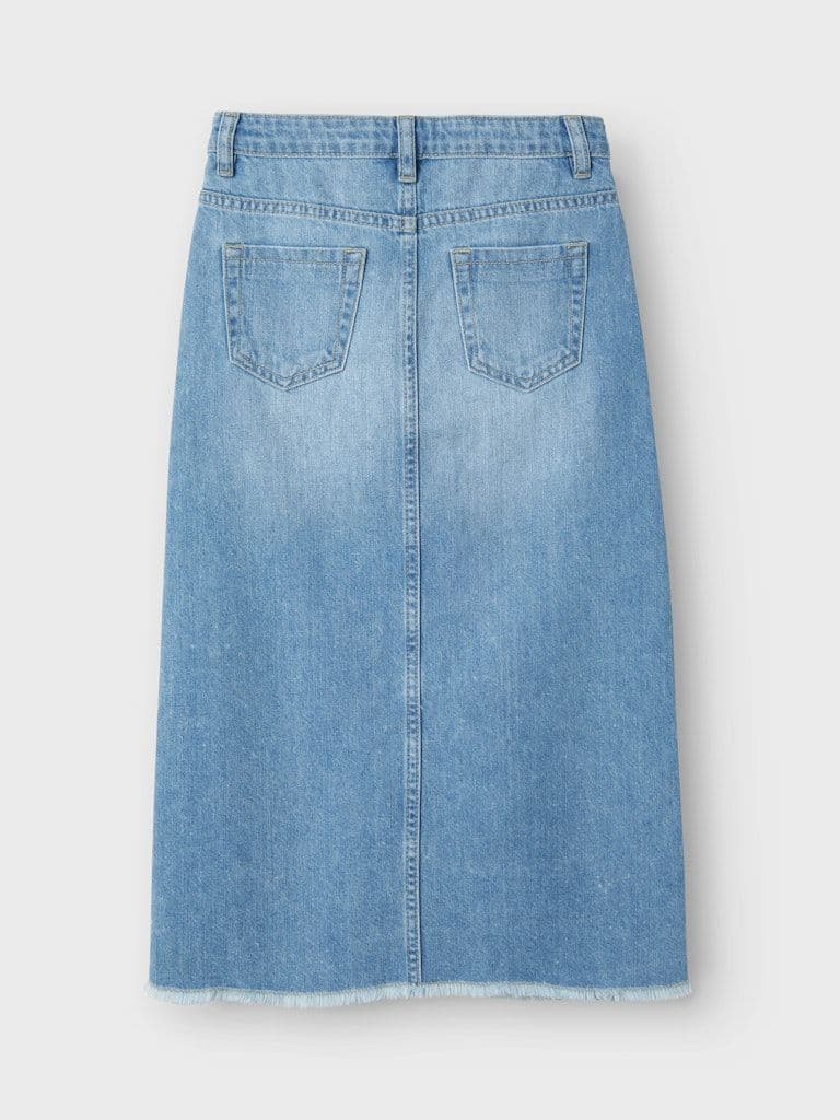Name it Kat Kids Denim Long Skirt  | Light Blue